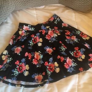 Floral Skater Skirt